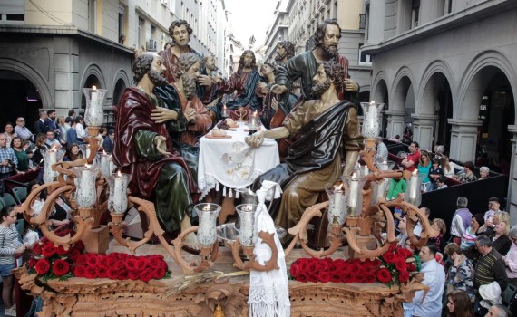 PROCESIONES 2014. LA SANTA CENA.   FOTO: RAMON L. PEREZ